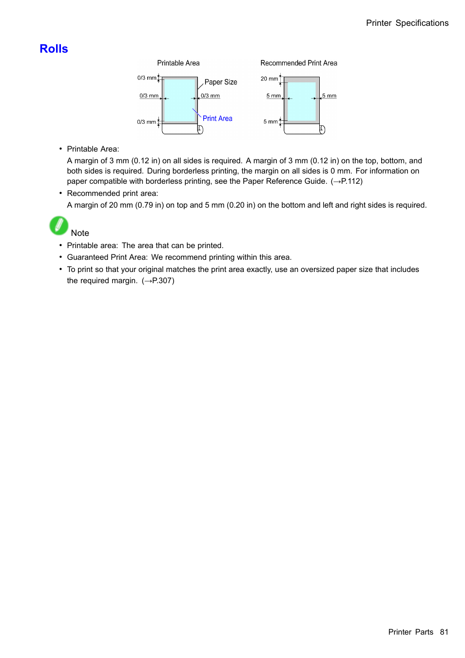 Rolls | Canon imagePROGRAF iPF610 User Manual | Page 95 / 746