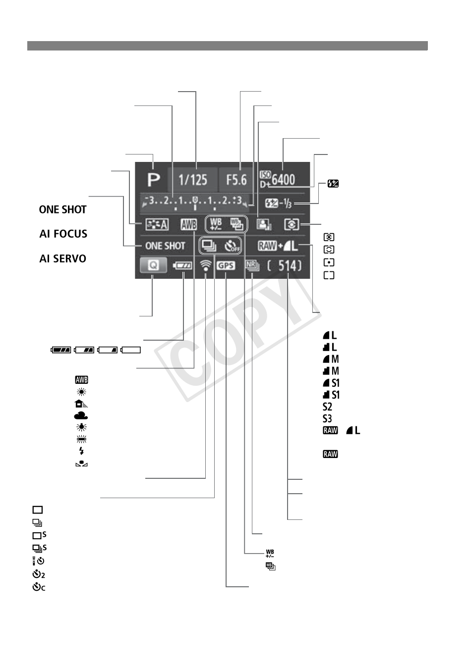 Cop y | Canon EOS Rebel SL1 18-55mm IS STM Lens Kit User Manual | Page 16 / 116