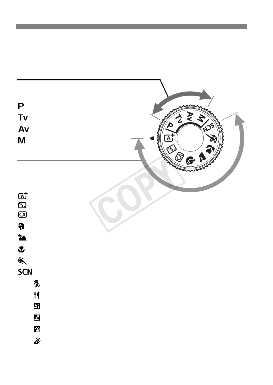 Cop y | Canon EOS Rebel SL1 18-55mm IS STM Lens Kit User Manual | Page 18 / 116