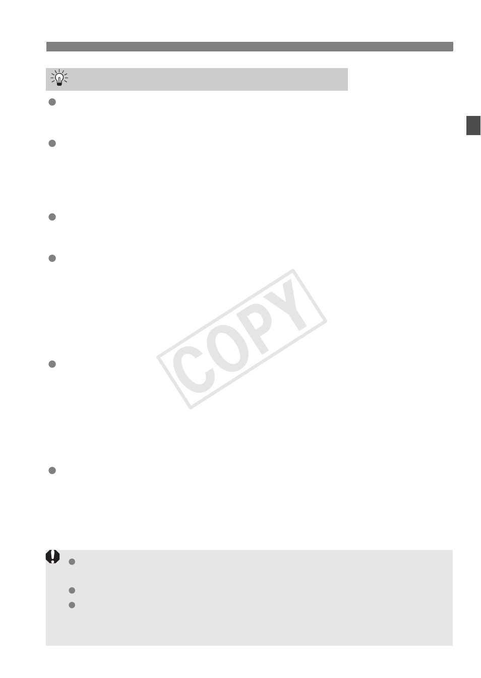 Cop y | Canon EOS Rebel SL1 18-55mm IS STM Lens Kit User Manual | Page 23 / 116