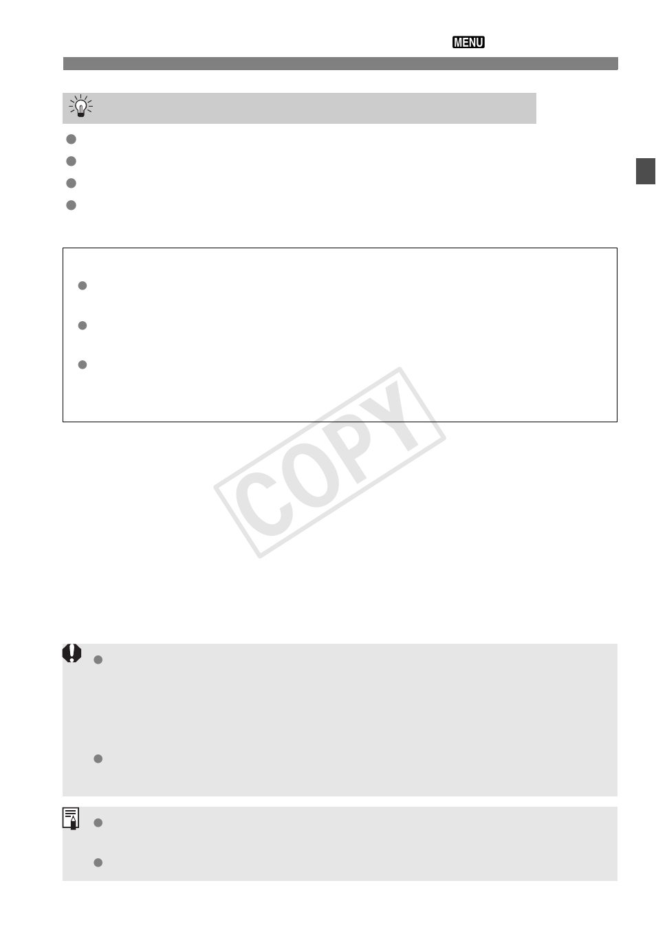 Cop y | Canon EOS Rebel SL1 18-55mm IS STM Lens Kit User Manual | Page 41 / 116