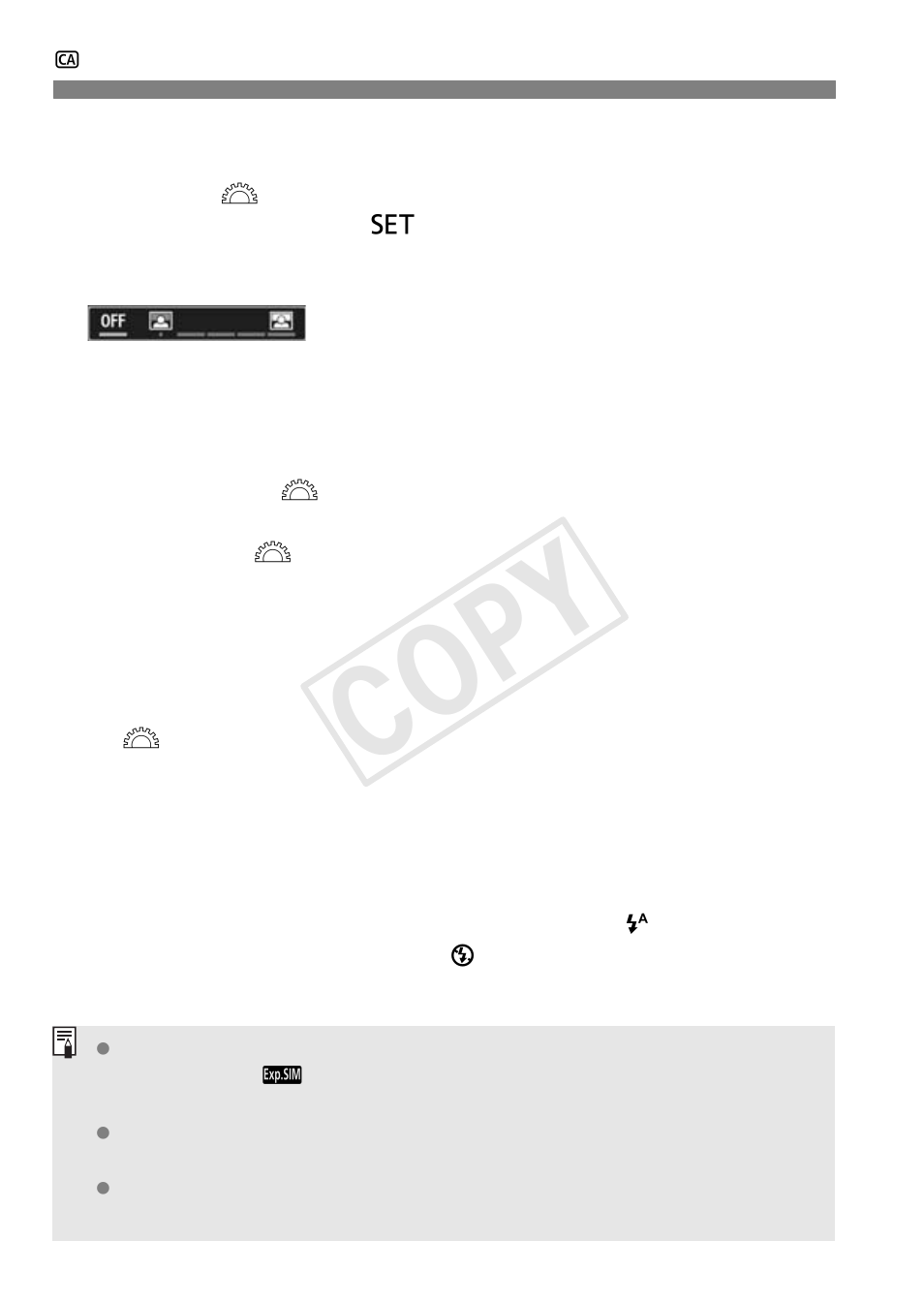 Cop y | Canon EOS Rebel SL1 18-55mm IS STM Lens Kit User Manual | Page 56 / 116