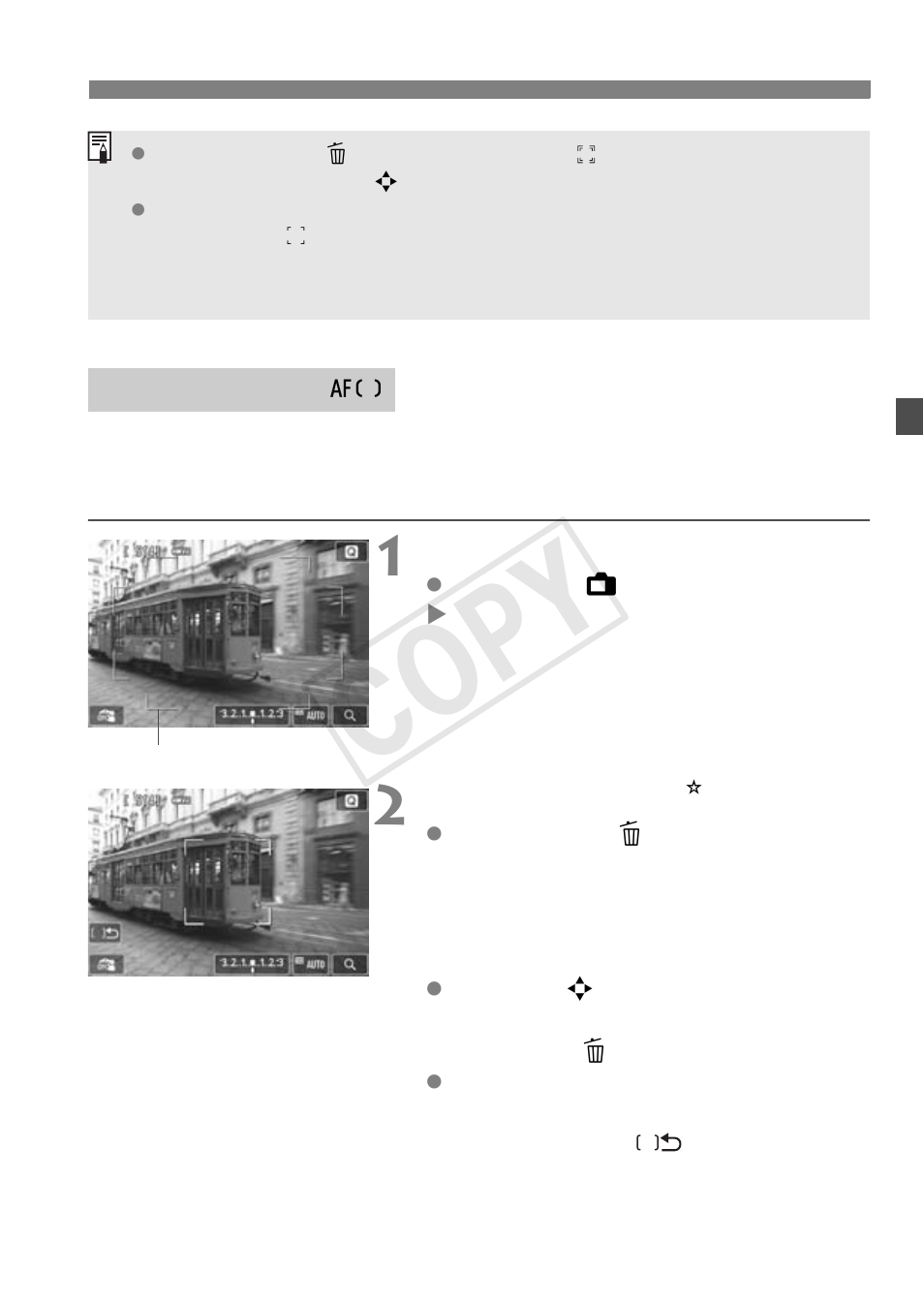 Cop y | Canon EOS Rebel SL1 18-55mm IS STM Lens Kit User Manual | Page 79 / 116