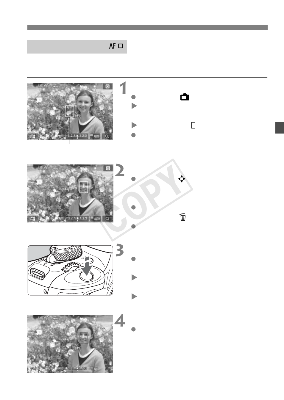 Cop y | Canon EOS Rebel SL1 18-55mm IS STM Lens Kit User Manual | Page 81 / 116