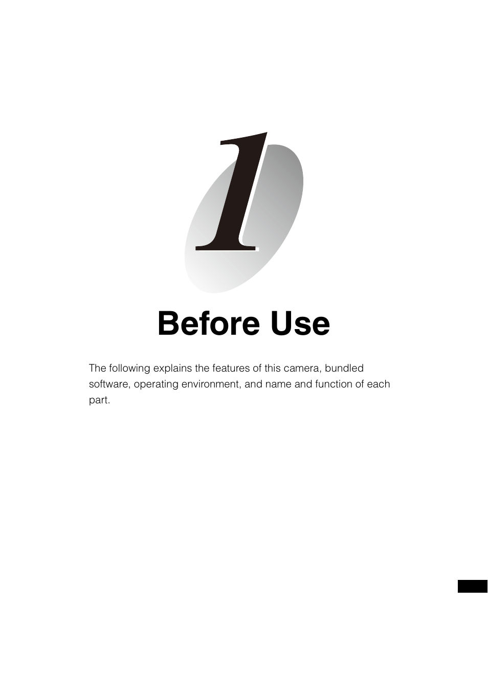Chapter 1 before use, Chapter 1, Before use | Canon VB-C60 User Manual | Page 19 / 78