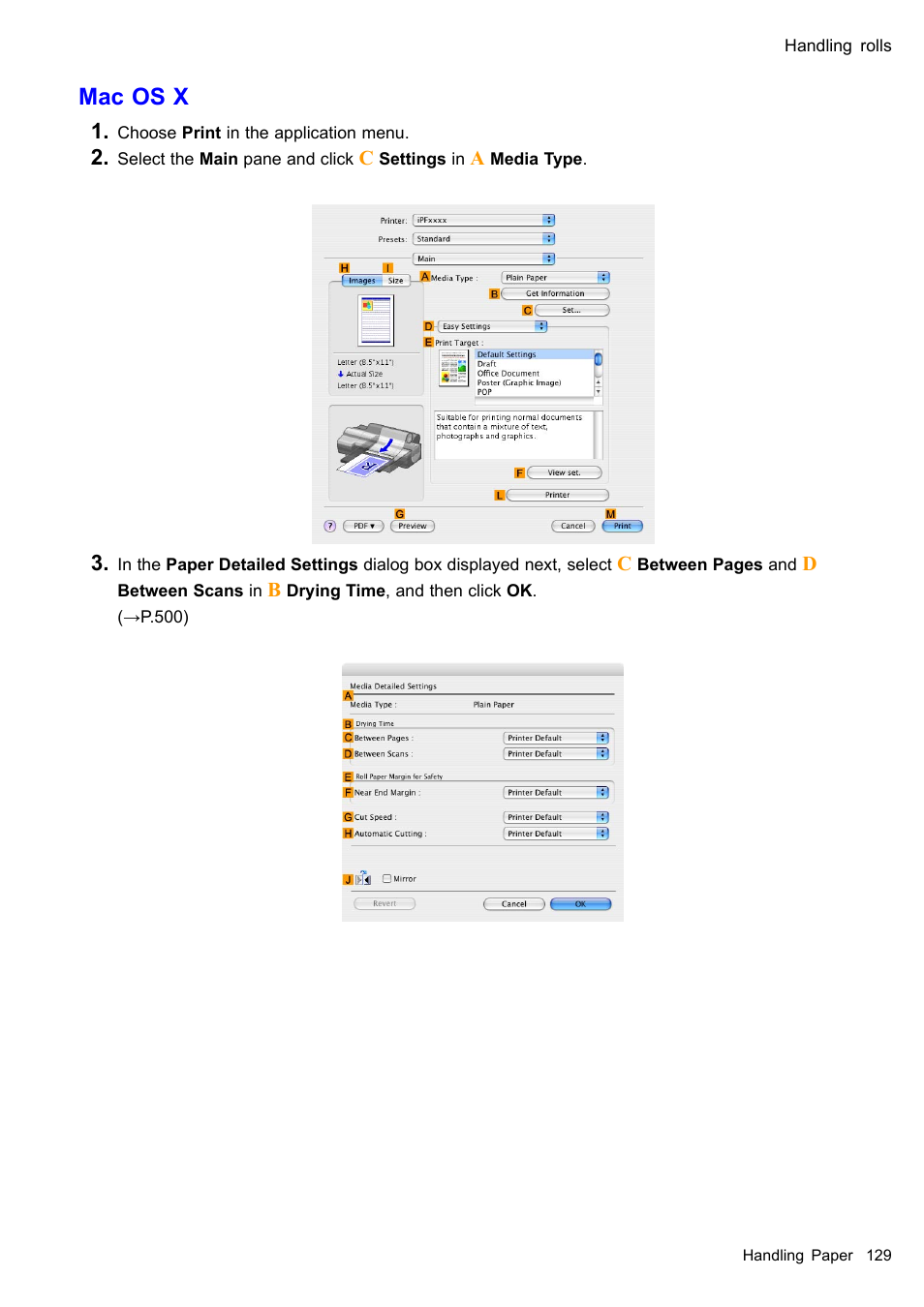 Mac os x | Canon imagePROGRAF iPF510 User Manual | Page 143 / 724