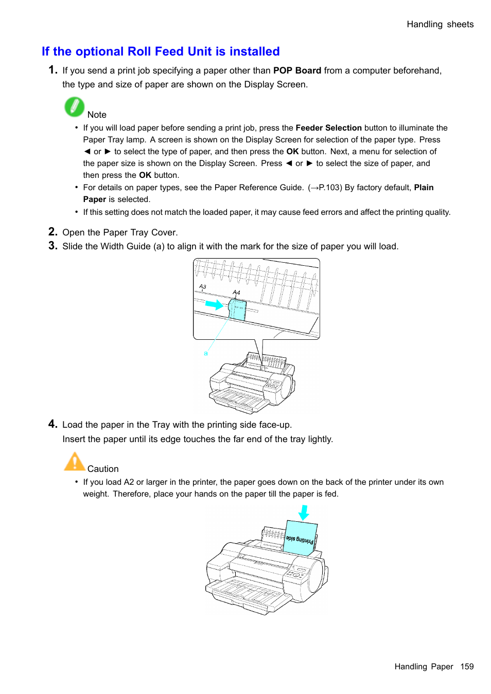 If the optional roll feed unit is installed | Canon imagePROGRAF iPF510 User Manual | Page 173 / 724