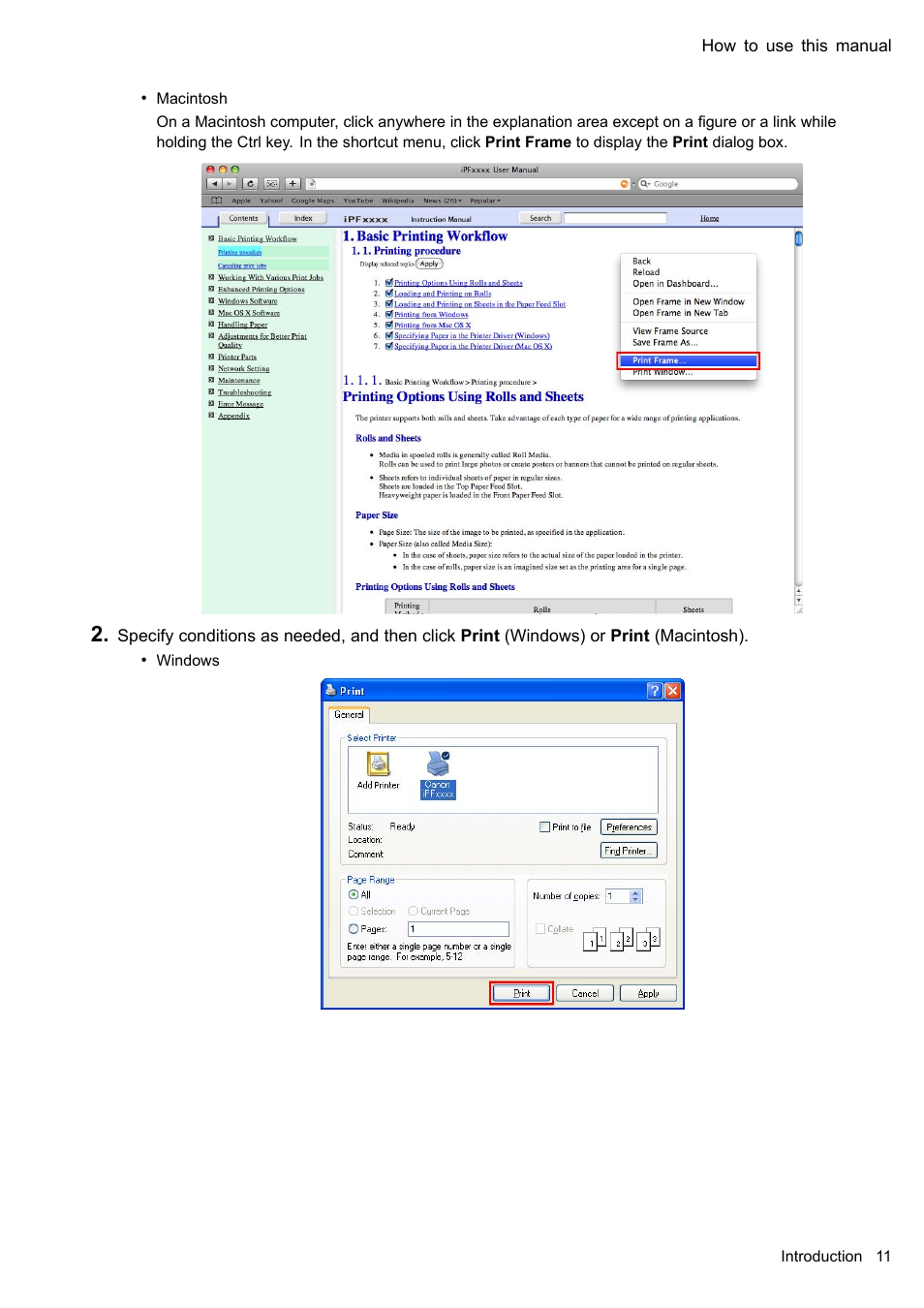 Canon imagePROGRAF iPF510 User Manual | Page 25 / 724