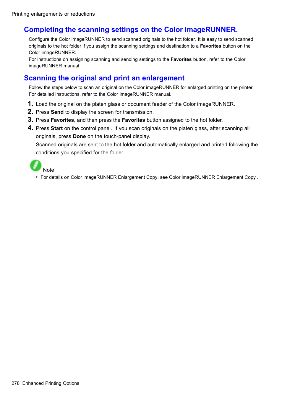 Scanning the original and print an enlargement | Canon imagePROGRAF iPF510 User Manual | Page 292 / 724