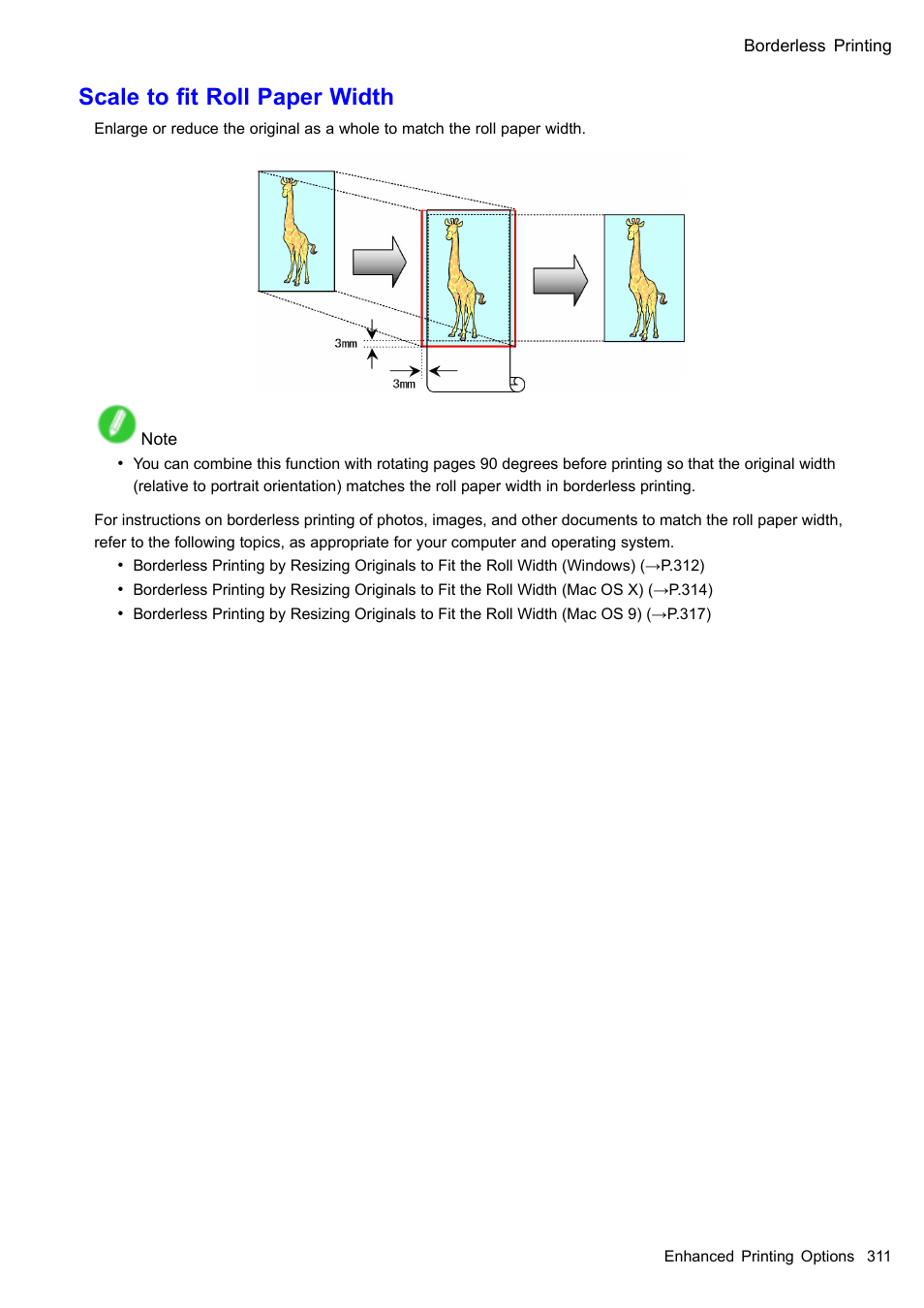 Scale to t roll paper width | Canon imagePROGRAF iPF510 User Manual | Page 325 / 724