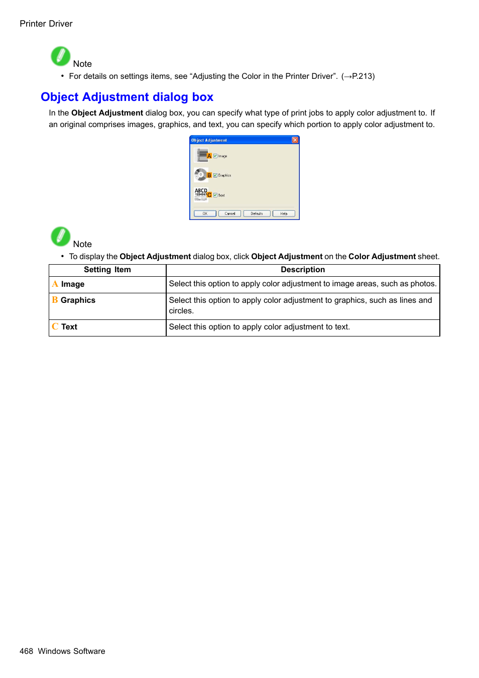 Object adjustment dialog box | Canon imagePROGRAF iPF510 User Manual | Page 482 / 724