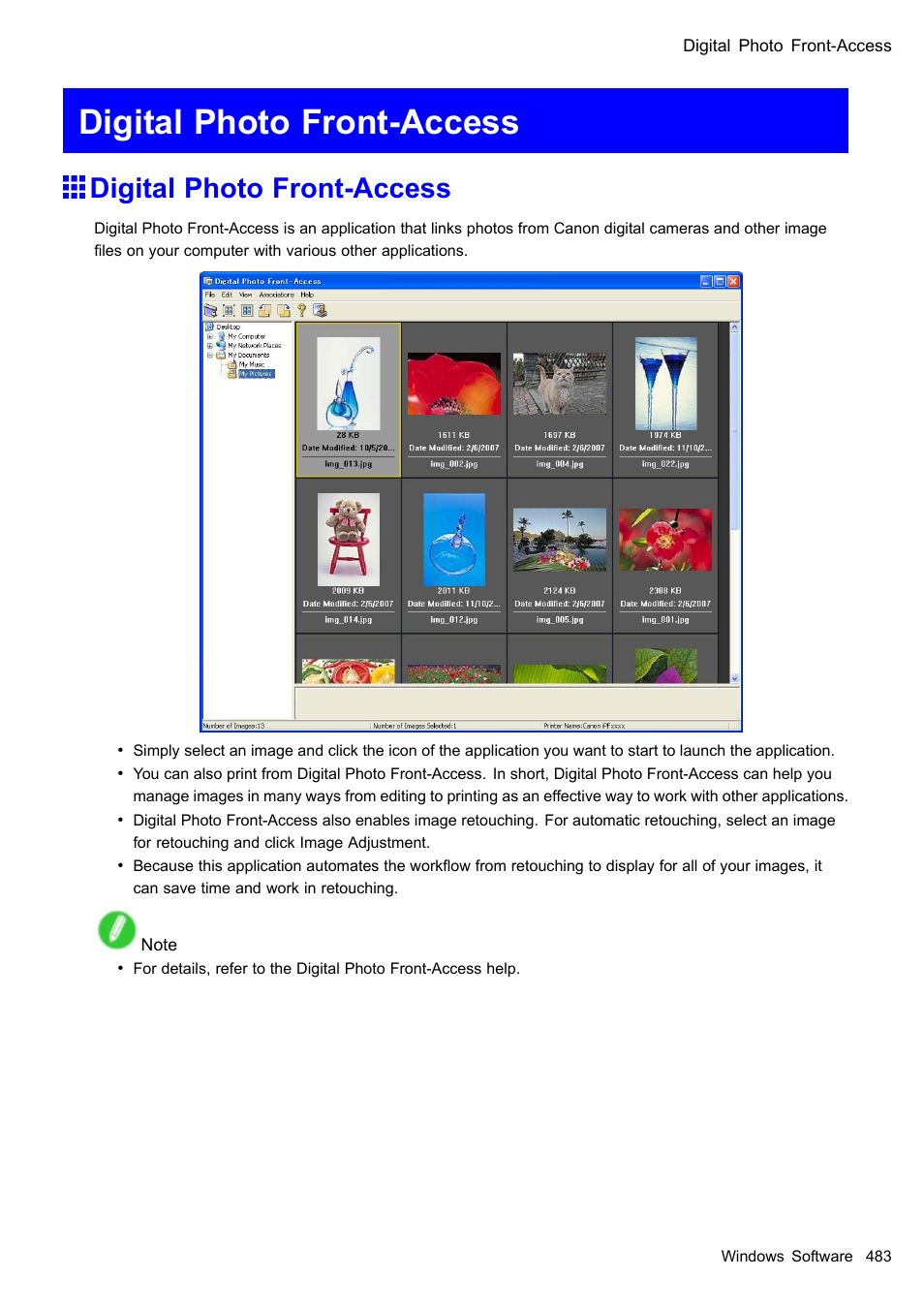 Digital photo front-access | Canon imagePROGRAF iPF510 User Manual | Page 497 / 724