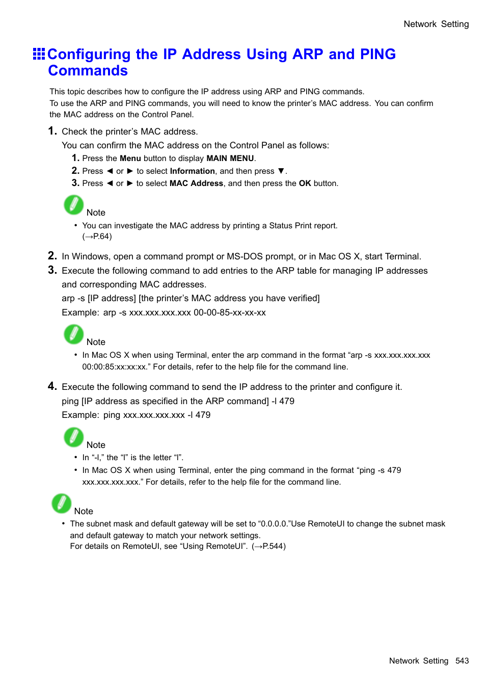 Canon imagePROGRAF iPF510 User Manual | Page 557 / 724