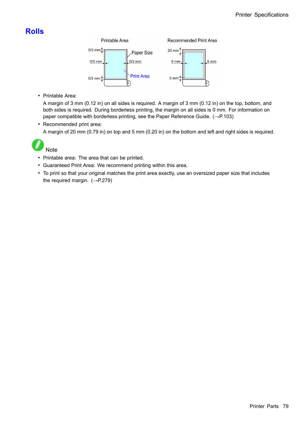 Rolls | Canon imagePROGRAF iPF510 User Manual | Page 93 / 724