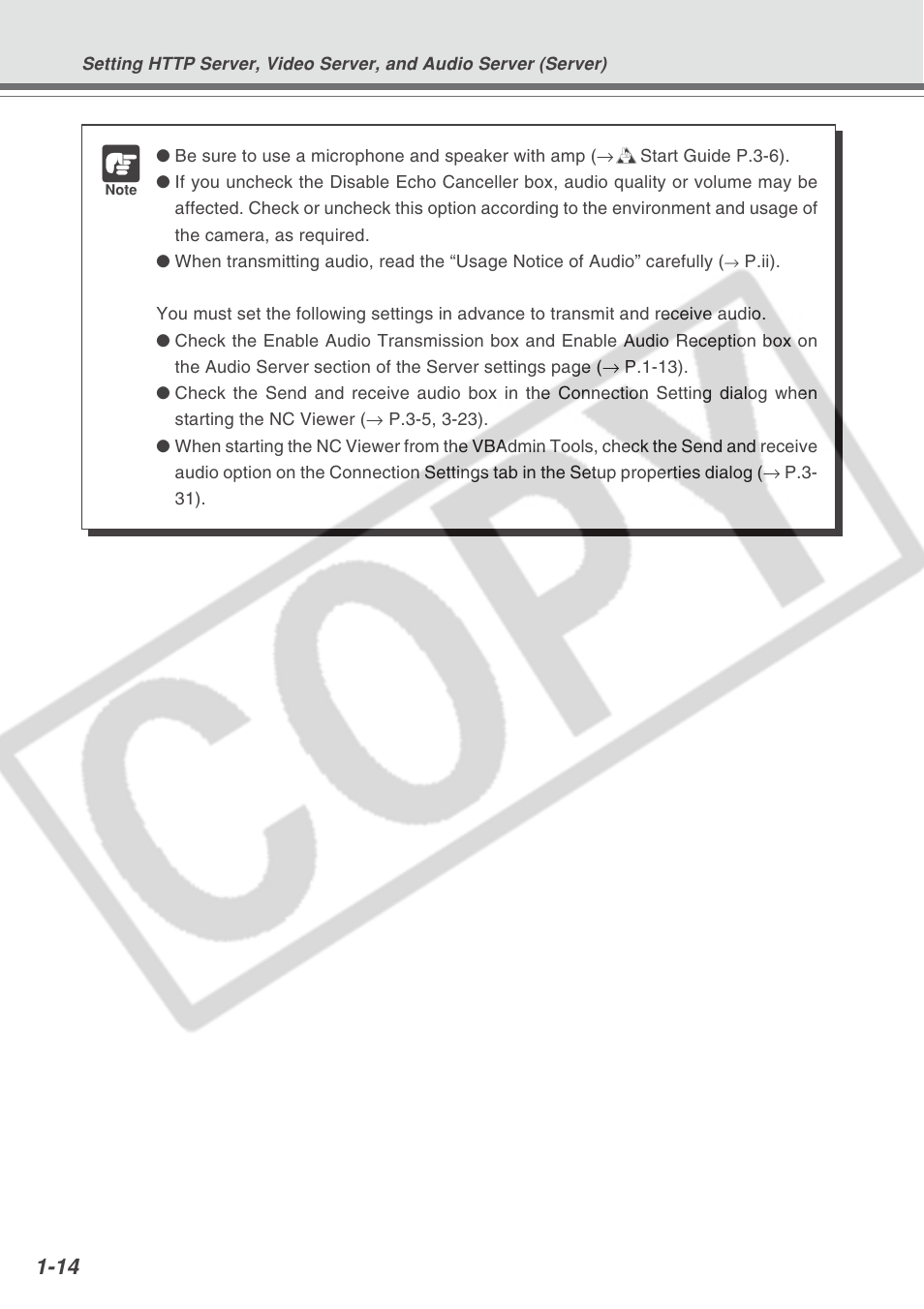 Canon VB-C300 User Manual | Page 20 / 95