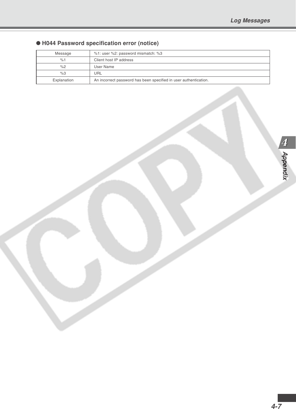 Appendix | Canon VB-C300 User Manual | Page 87 / 95