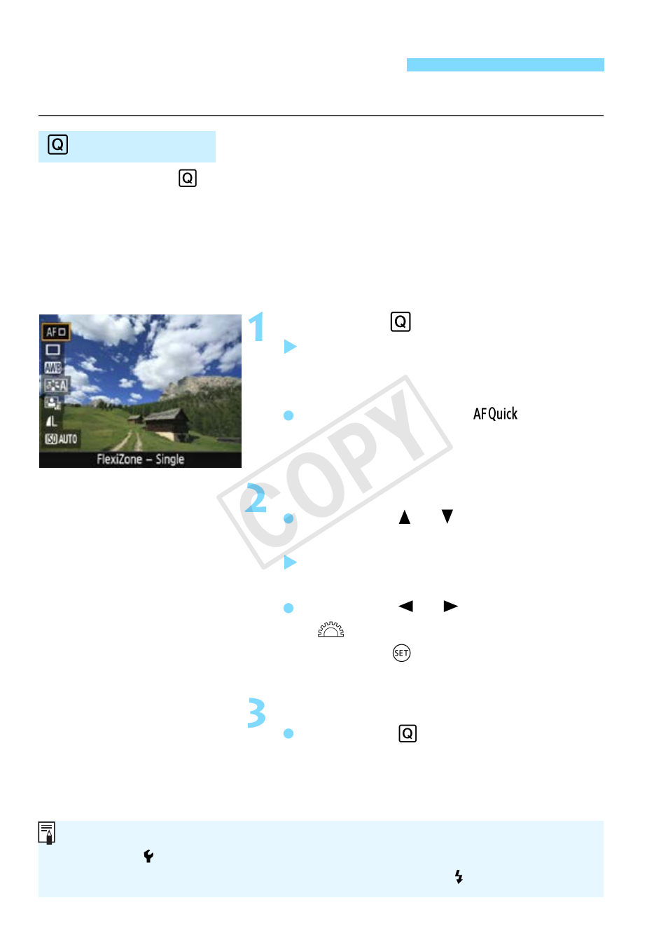 Shooting function settings, P.138, Cop y | Canon EOS Rebel T5 18-55 IS II Kit User Manual | Page 138 / 342