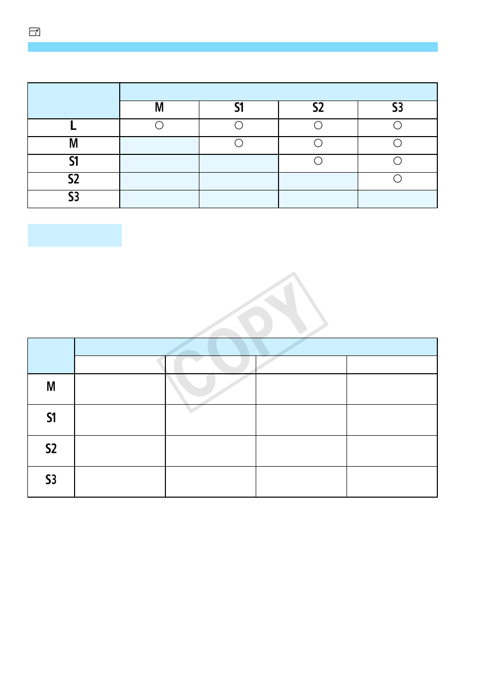 Cop y, Image sizes | Canon EOS Rebel T5 18-55 IS II Kit User Manual | Page 238 / 342