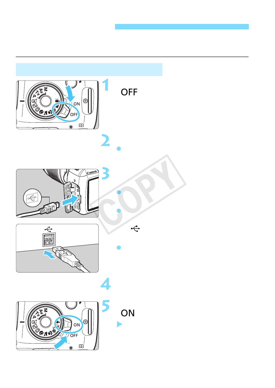 Preparing to print, Cop y | Canon EOS Rebel T5 18-55 IS II Kit User Manual | Page 240 / 342
