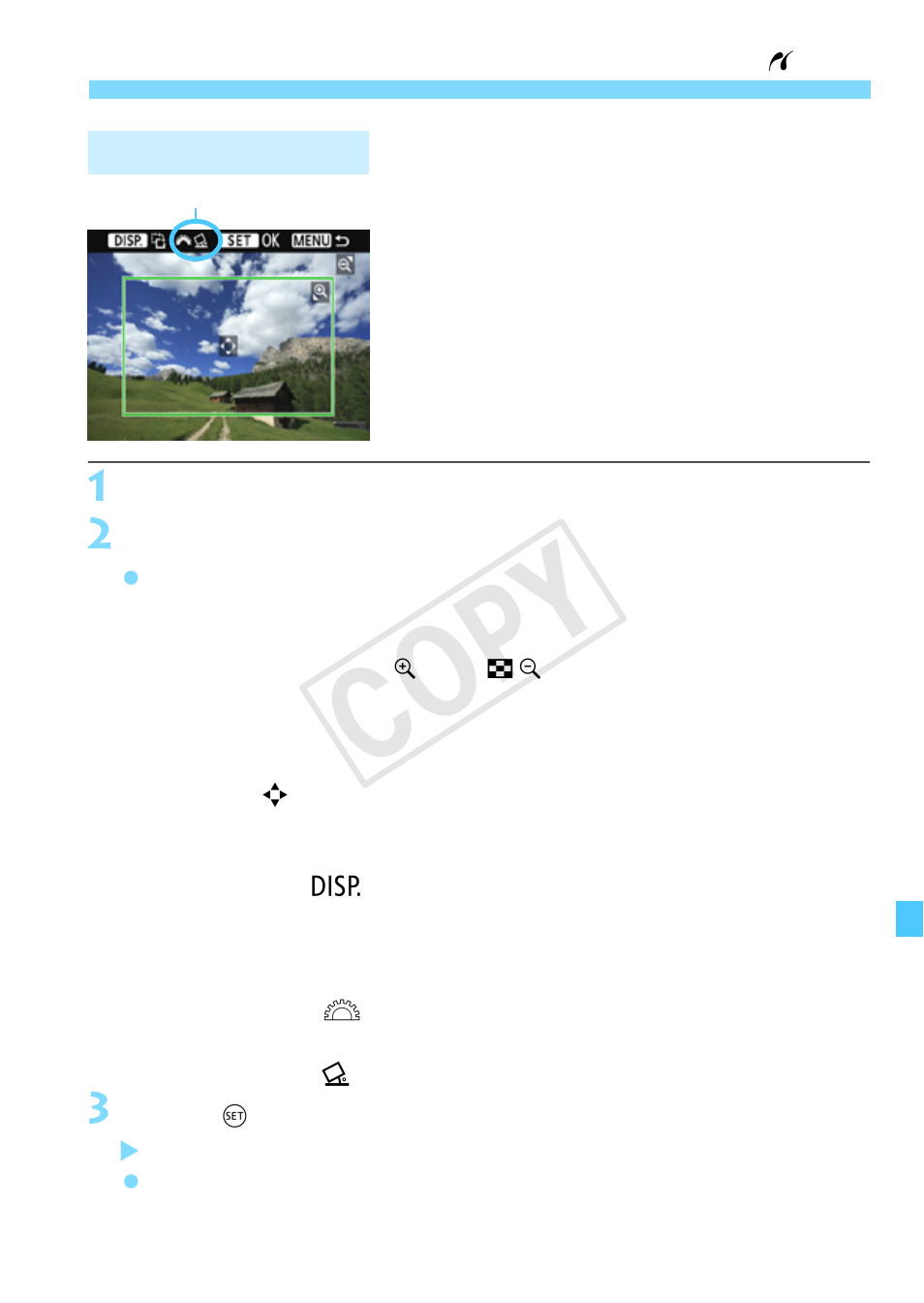 Cropping the image, Cop y | Canon EOS Rebel T5 18-55 IS II Kit User Manual | Page 247 / 342