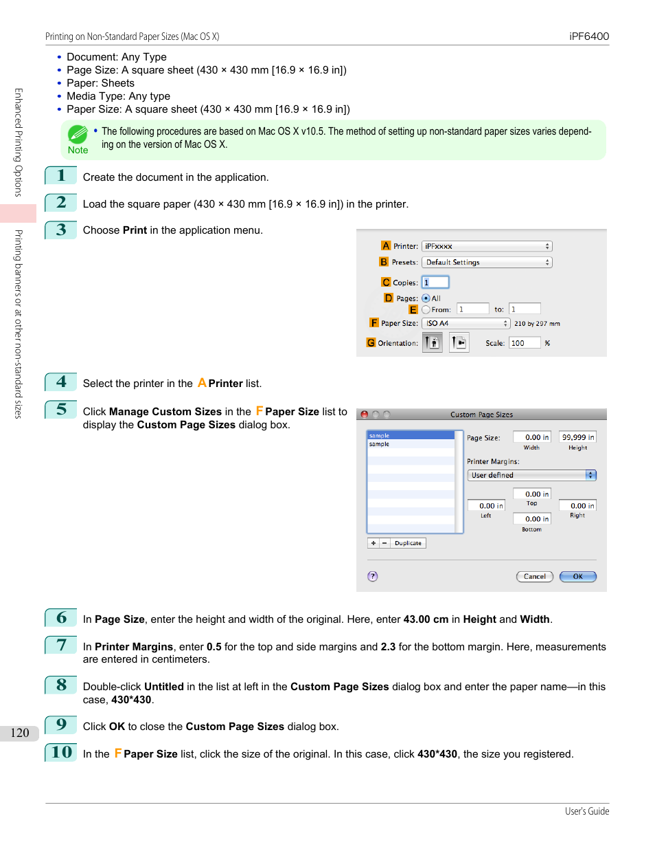 Canon imagePROGRAF iPF6400 User Manual | Page 120 / 966