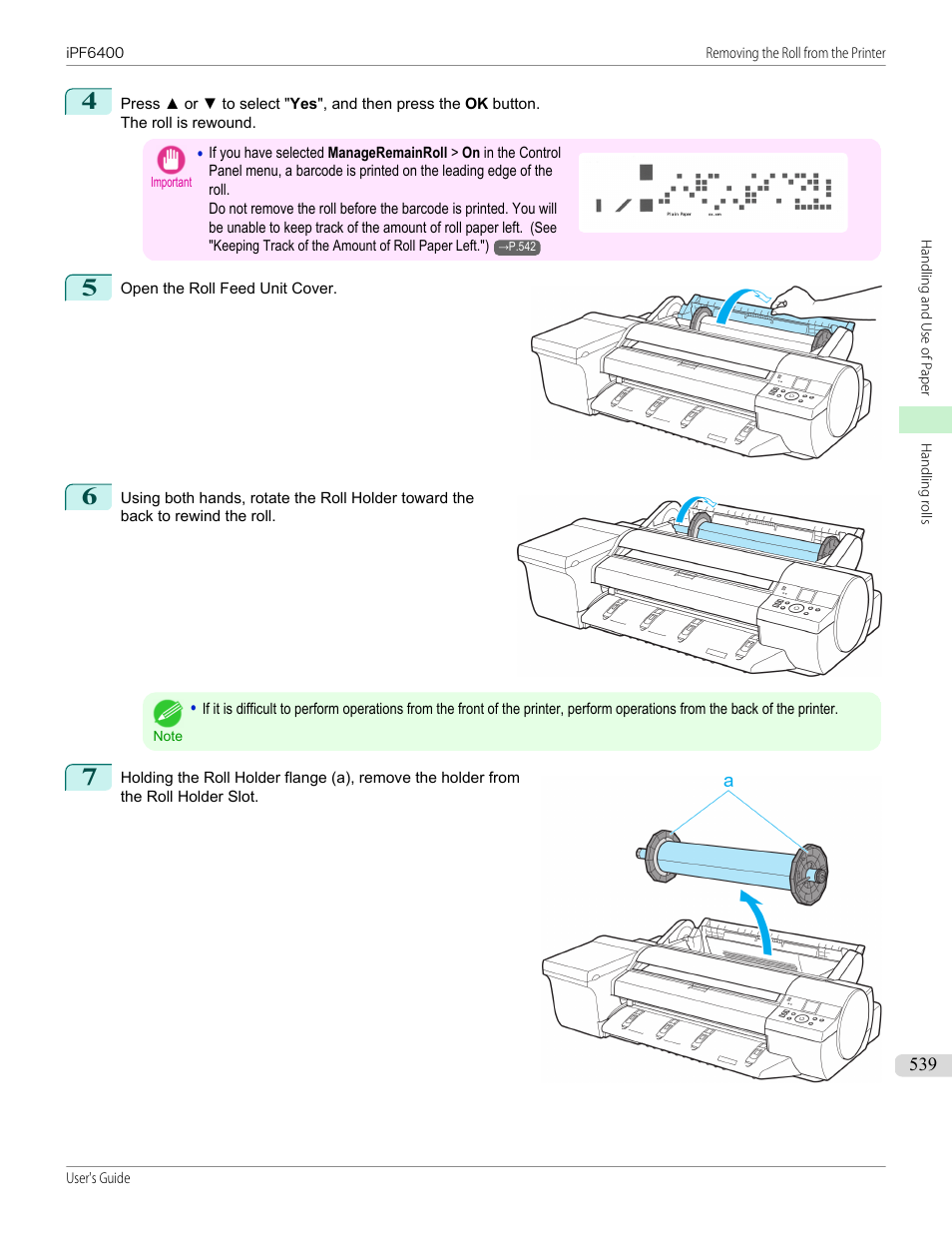 Canon imagePROGRAF iPF6400 User Manual | Page 539 / 966