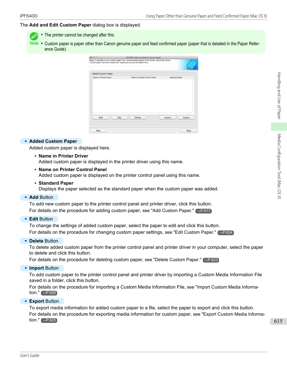 Canon imagePROGRAF iPF6400 User Manual | Page 615 / 966