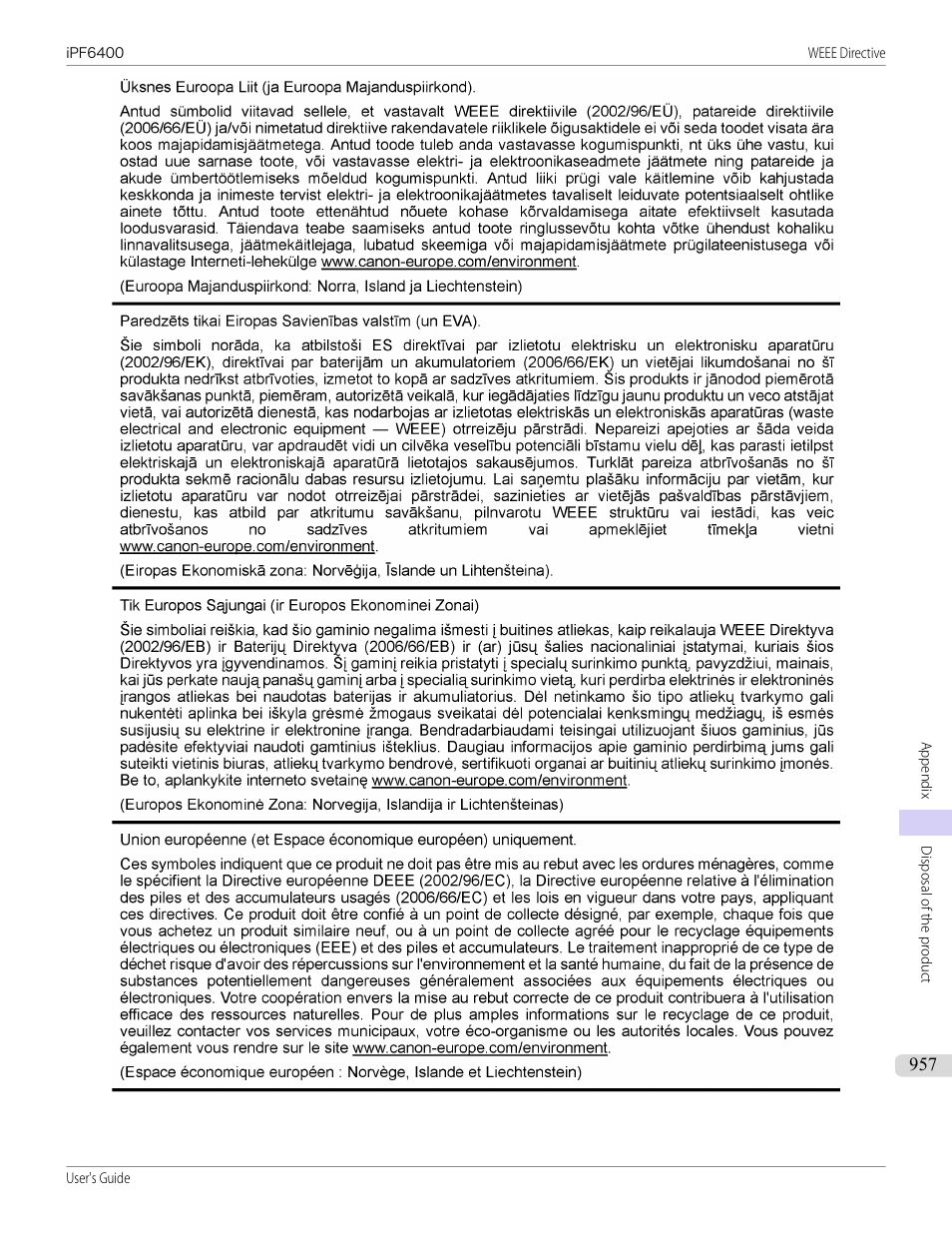Canon imagePROGRAF iPF6400 User Manual | Page 957 / 966