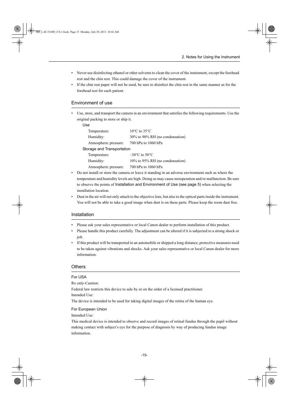 Canon CX-1 User Manual | Page 15 / 76