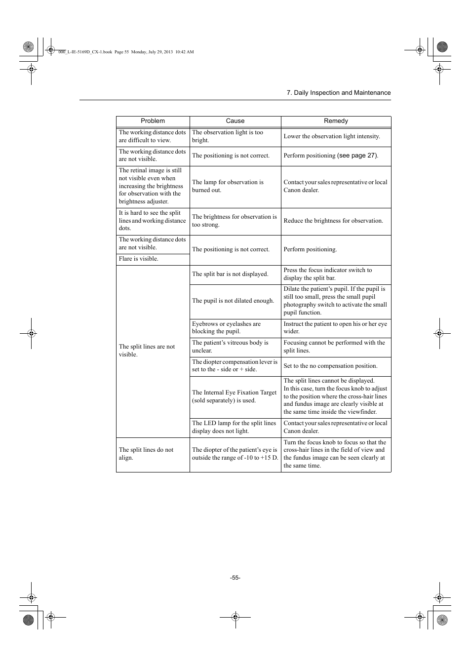 Canon CX-1 User Manual | Page 55 / 76