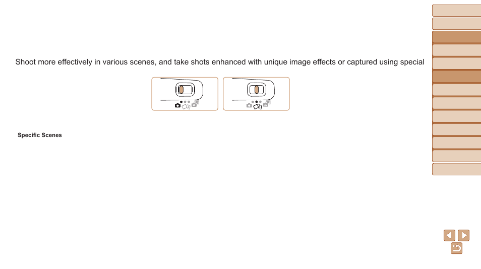 Other shooting modes | Canon PowerShot ELPH 340 HS User Manual | Page 41 / 163