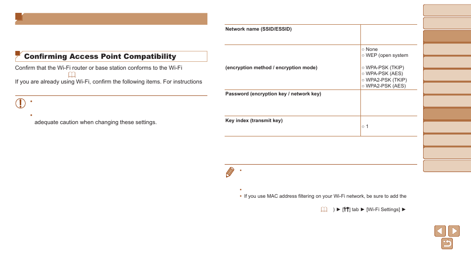 Connecting via an access point, Confirming access point compatibility, Connect via an access point | Smartphone | Canon PowerShot ELPH 340 HS User Manual | Page 93 / 163