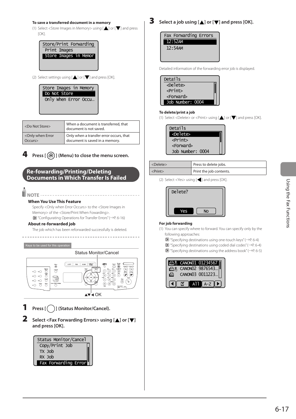 Is failed, P. 6-17) | Canon imageCLASS MF5960dn User Manual | Page 105 / 176