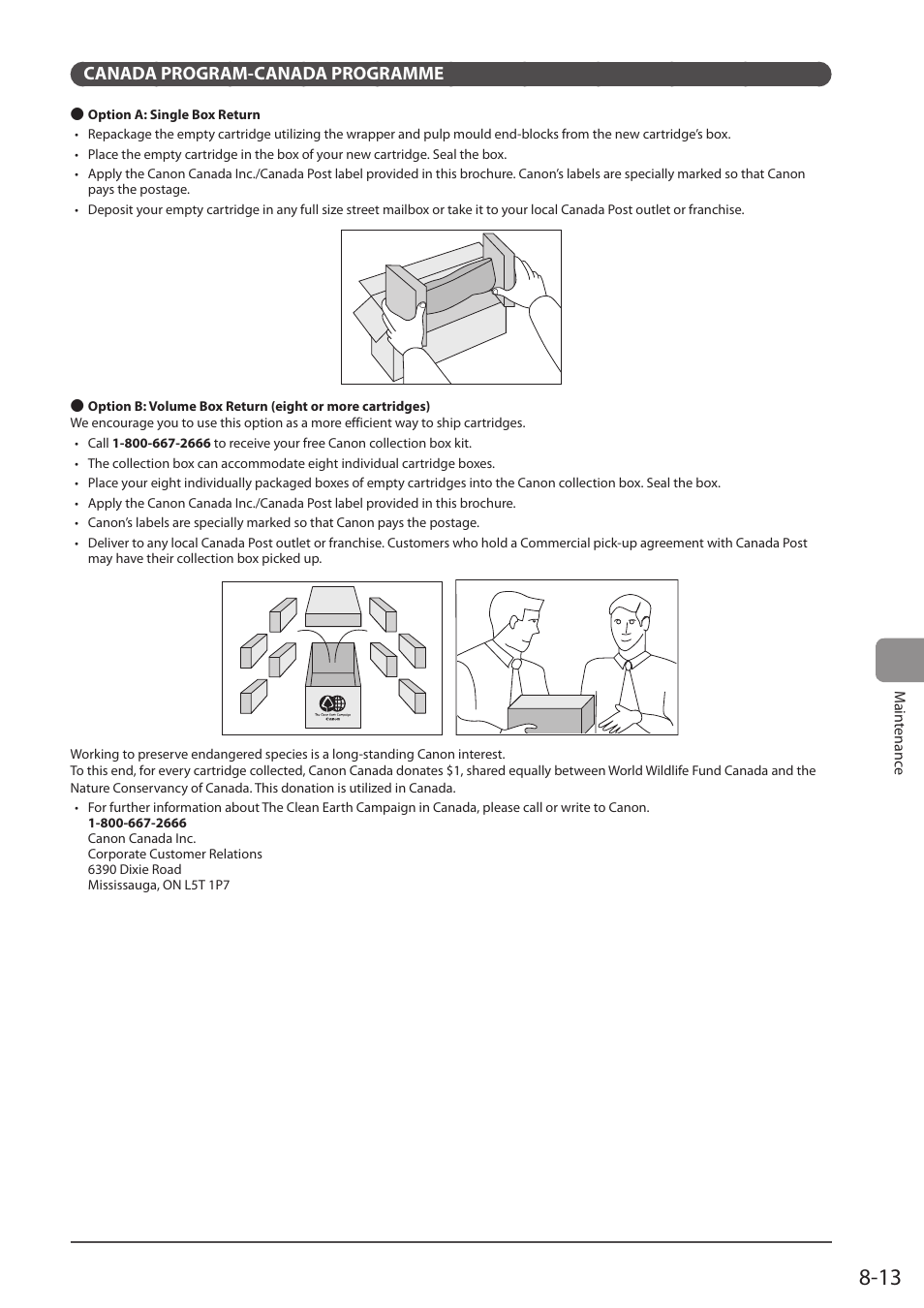 Canada program-canada programme | Canon imageCLASS MF5960dn User Manual | Page 137 / 176