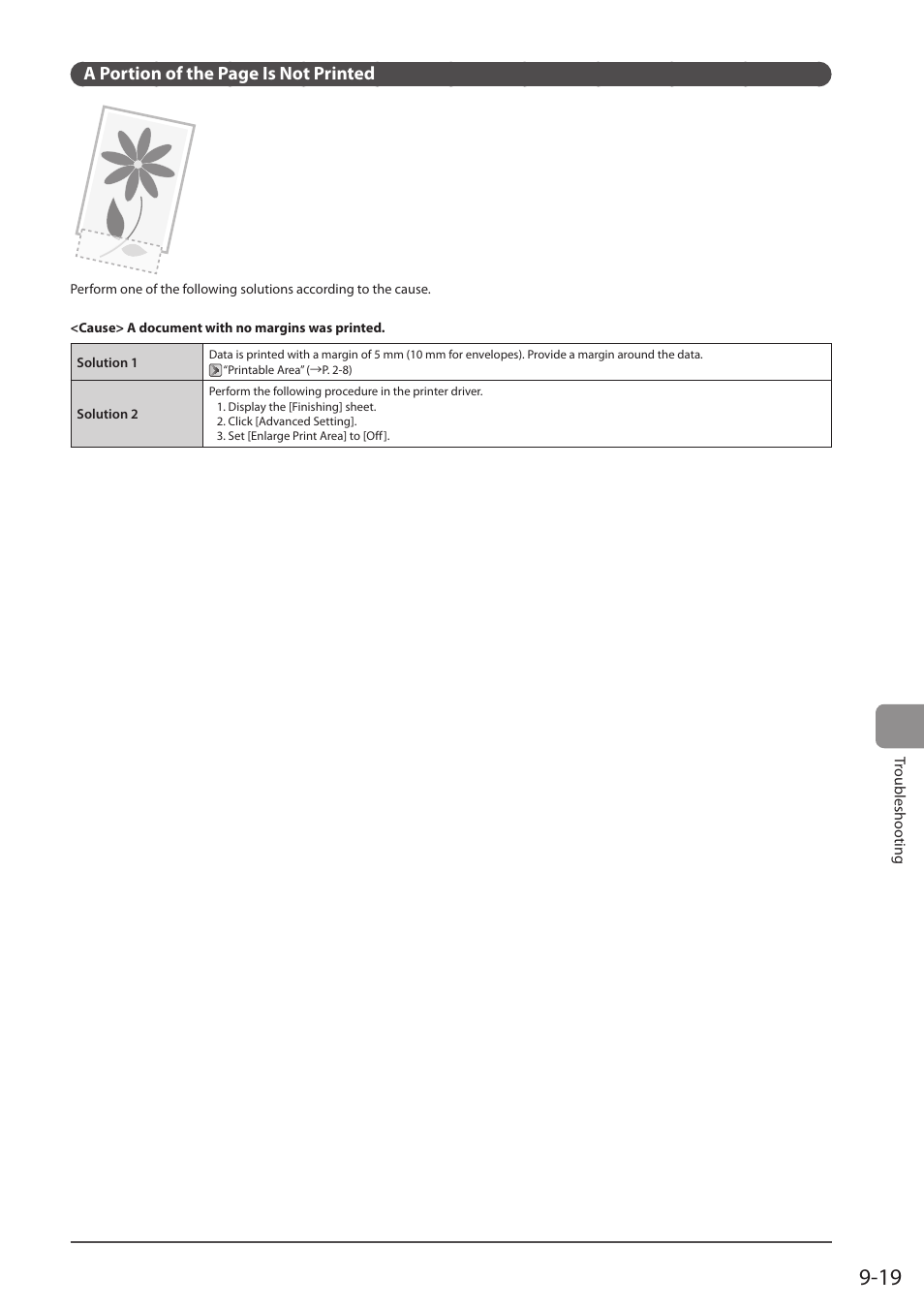 A portion of the page is not printed | Canon imageCLASS MF5960dn User Manual | Page 159 / 176