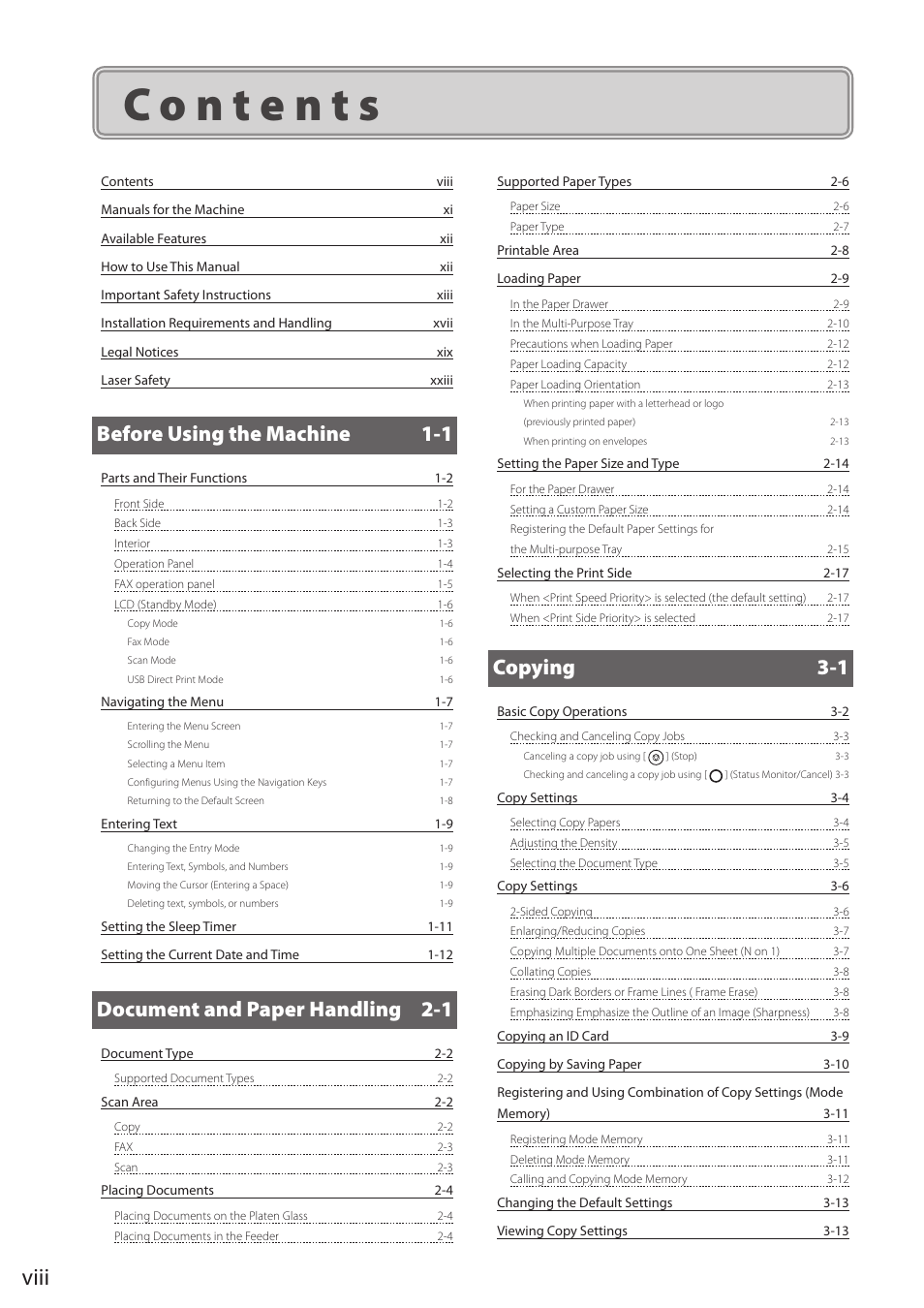 Canon imageCLASS MF5960dn User Manual | Page 8 / 176