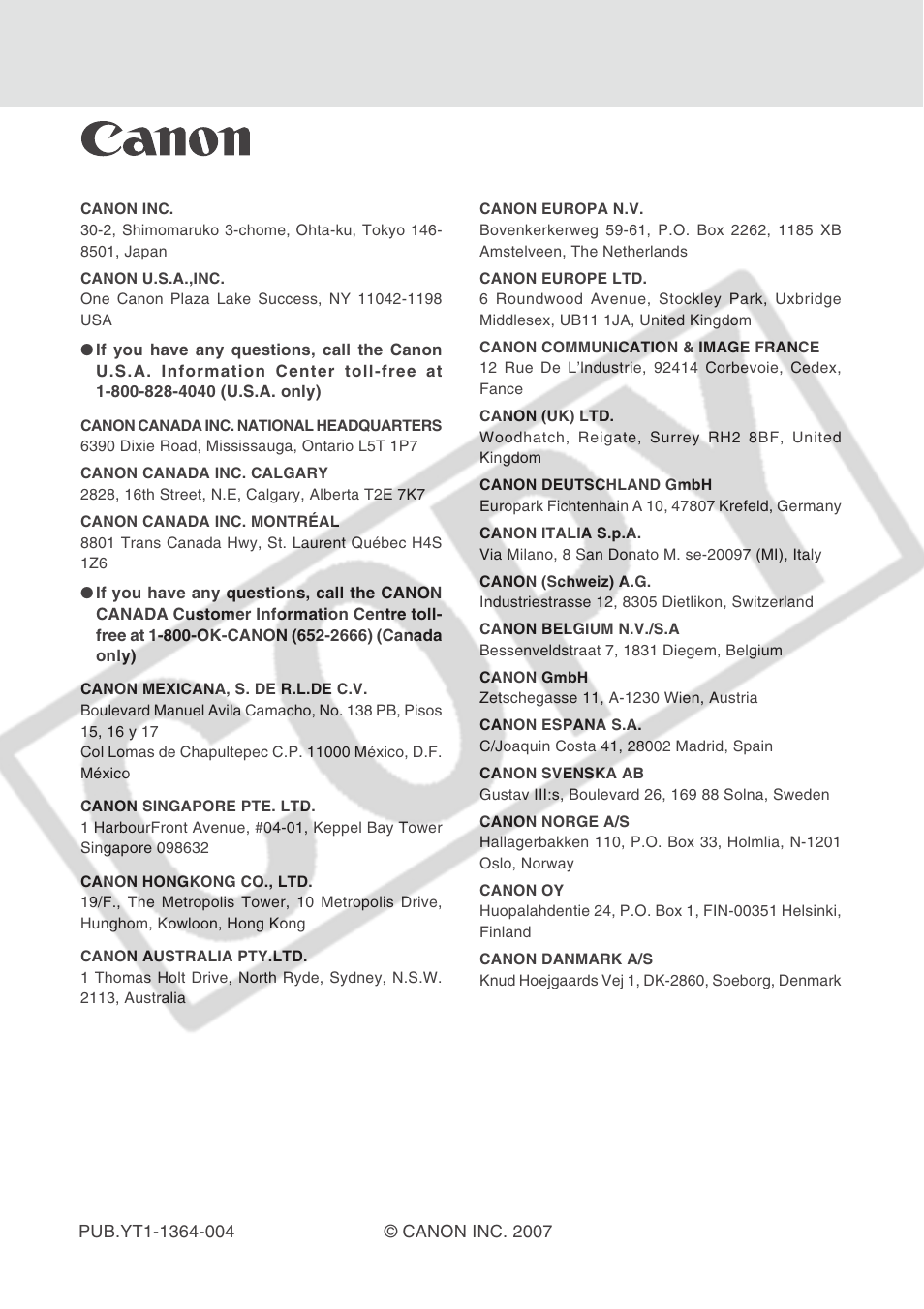 Canon VB-C300 User Manual | Page 54 / 54