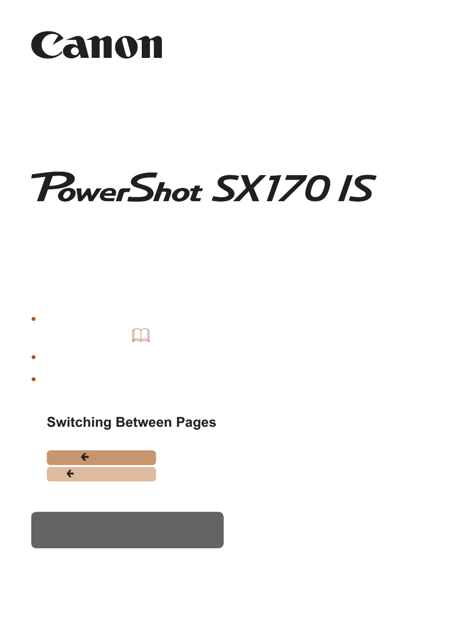 Canon PowerShot SX170 IS User Manual | 268 pages