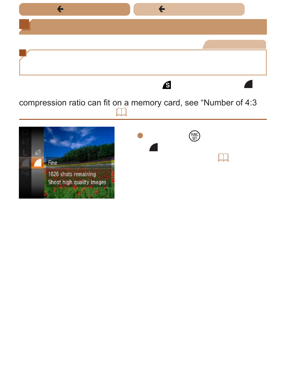 Other settings, Changing the compression ratio (image quality) | Canon PowerShot SX170 IS User Manual | Page 121 / 268