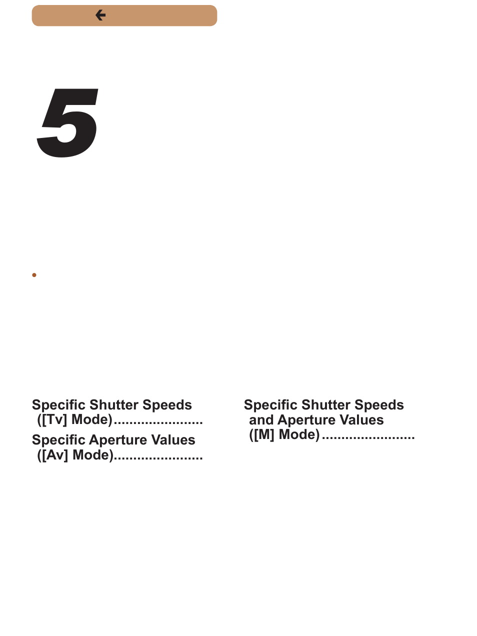 Tv, av, and m mode | Canon PowerShot SX170 IS User Manual | Page 123 / 268