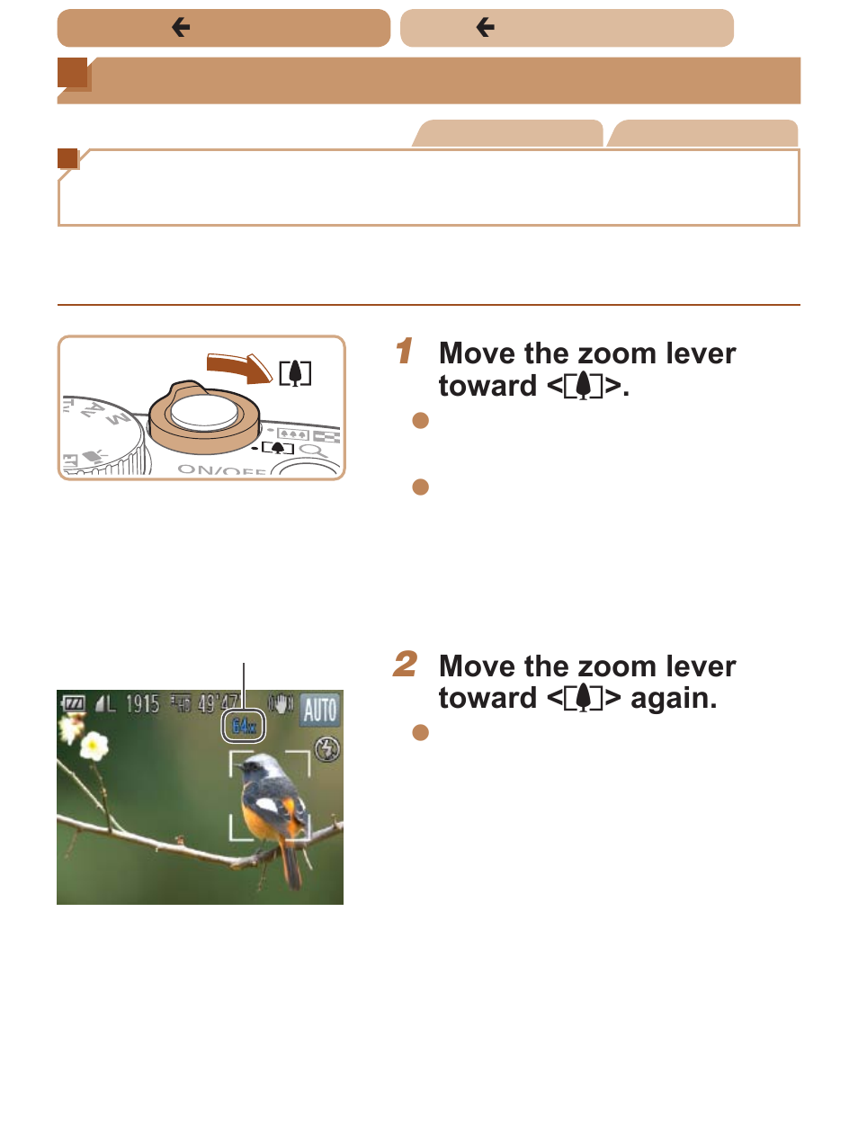 Common, convenient, Features, Common, convenient features | Zooming in closer on subjects (digital zoom) | Canon PowerShot SX170 IS User Manual | Page 59 / 268