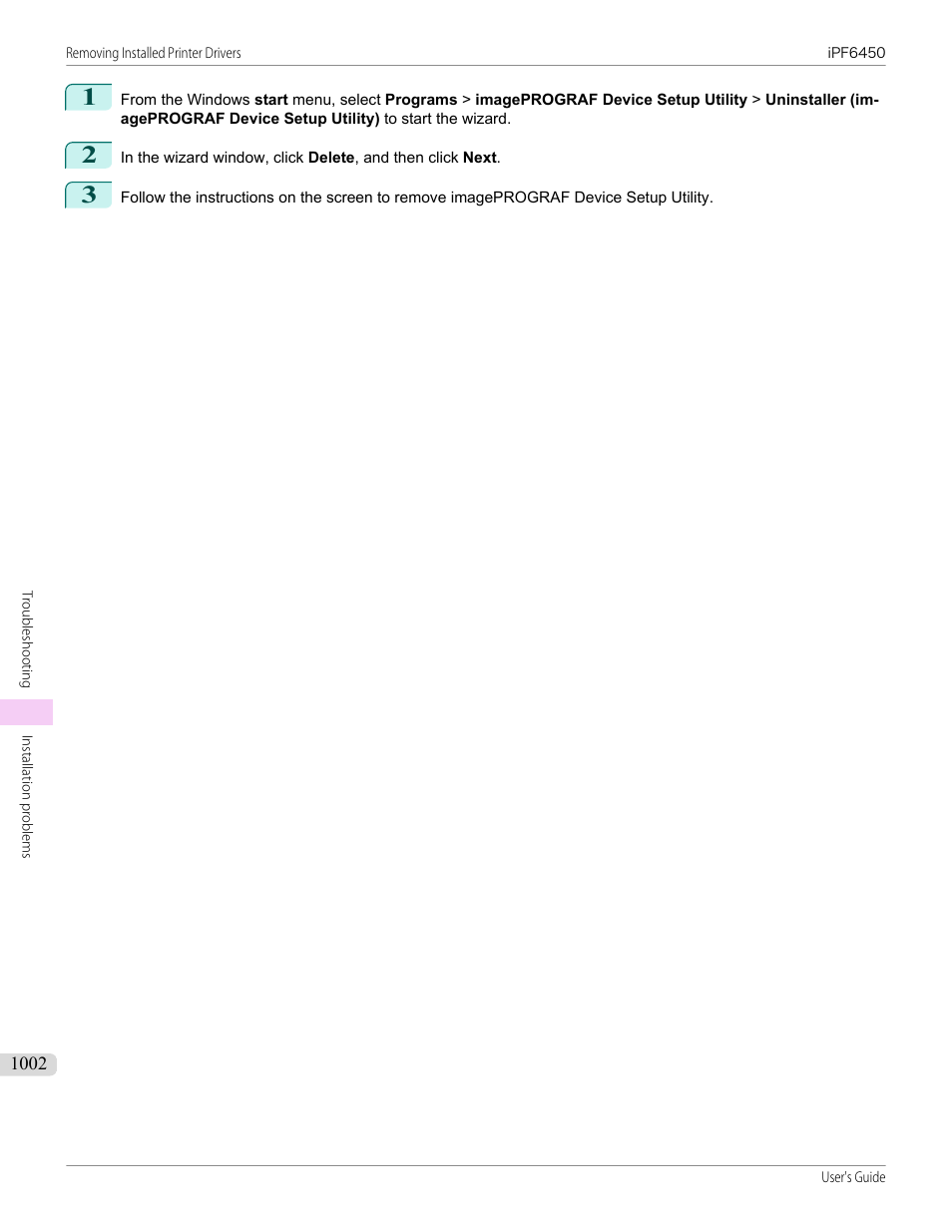 Canon imagePROGRAF iPF6450 User Manual | Page 1002 / 1066