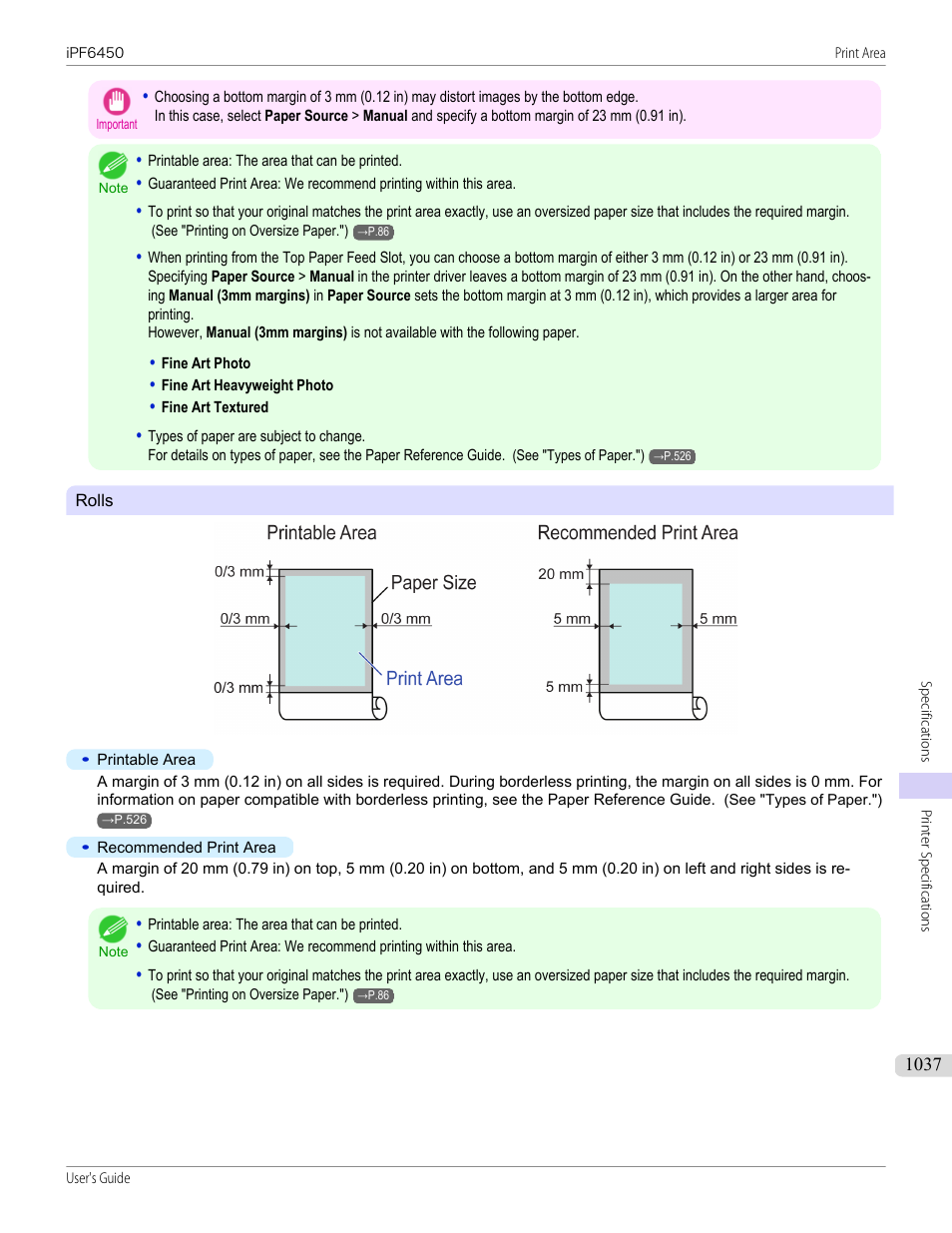 Canon imagePROGRAF iPF6450 User Manual | Page 1037 / 1066