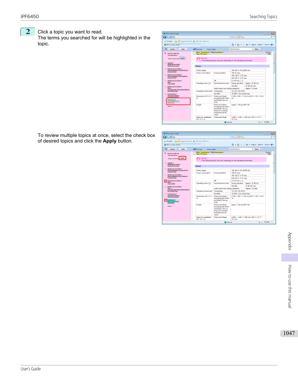 Canon imagePROGRAF iPF6450 User Manual | Page 1047 / 1066
