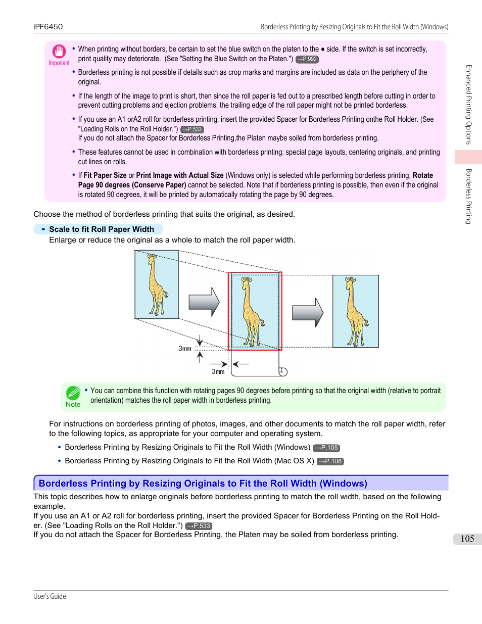 Canon imagePROGRAF iPF6450 User Manual | Page 105 / 1066