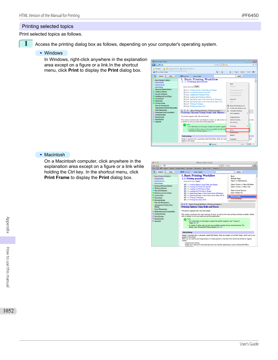Canon imagePROGRAF iPF6450 User Manual | Page 1052 / 1066