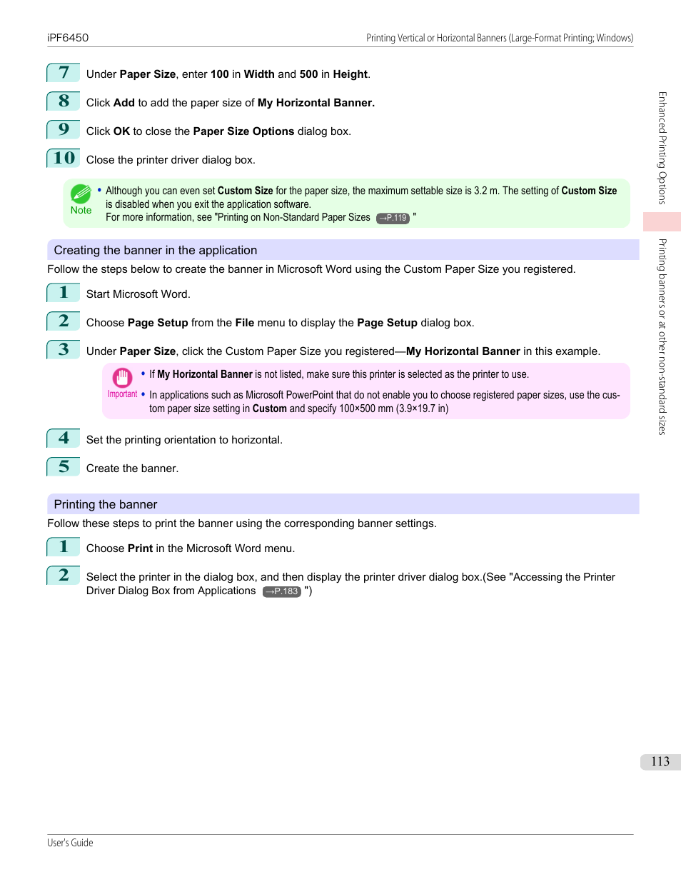 Canon imagePROGRAF iPF6450 User Manual | Page 113 / 1066