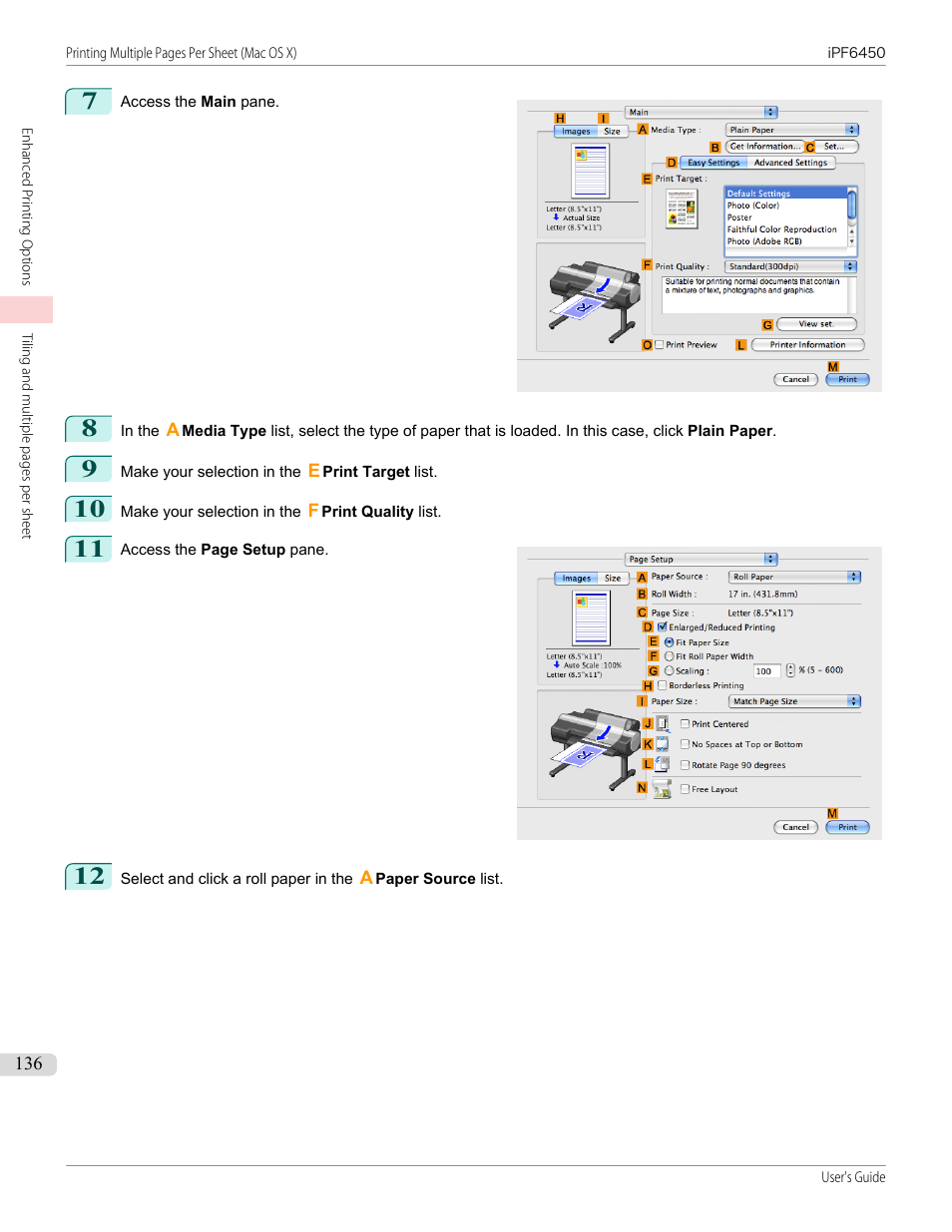 Canon imagePROGRAF iPF6450 User Manual | Page 136 / 1066