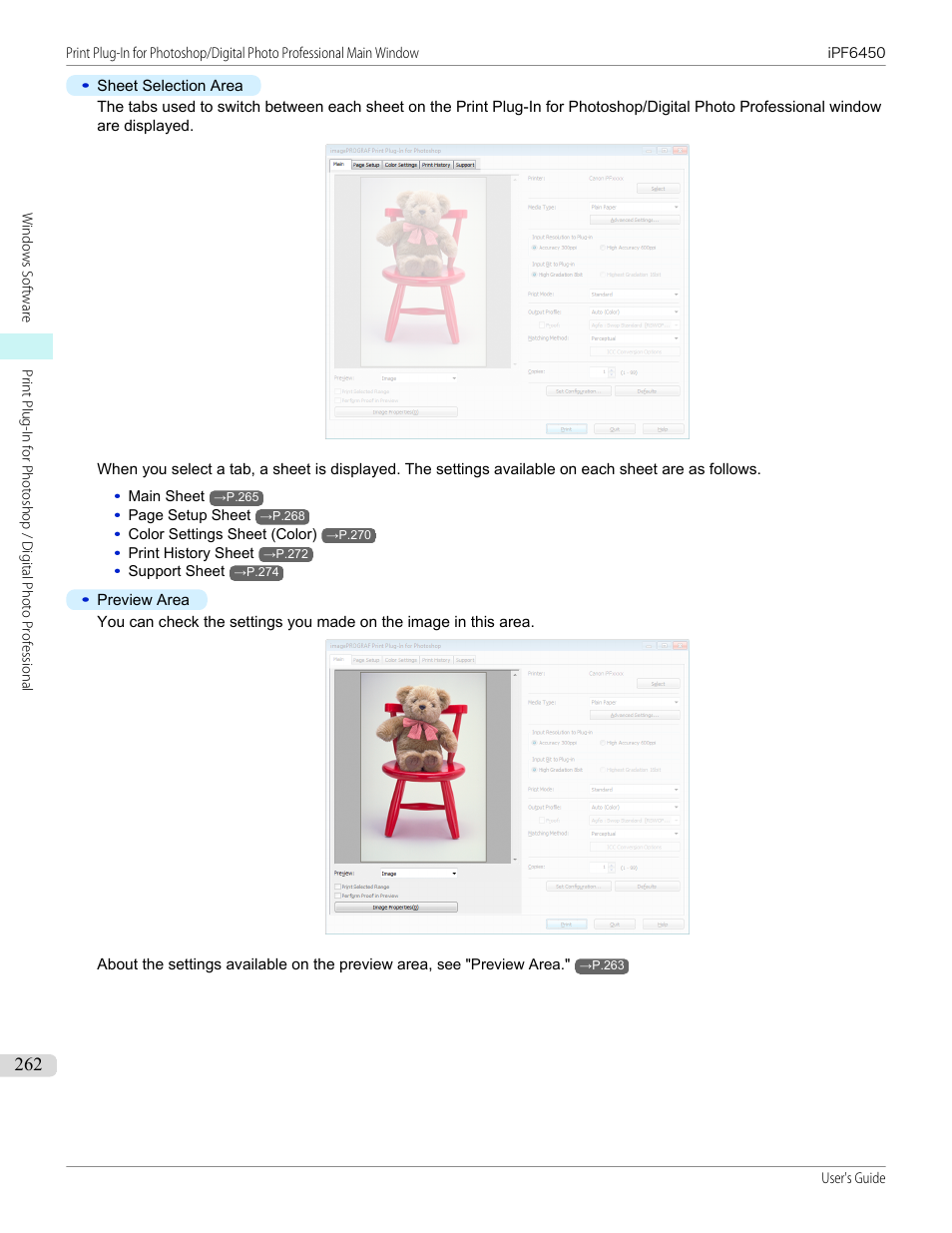 Canon imagePROGRAF iPF6450 User Manual | Page 262 / 1066
