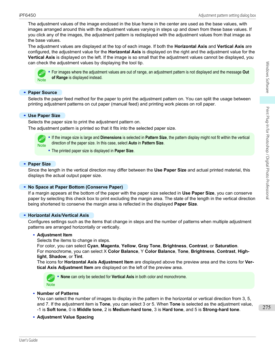 Canon imagePROGRAF iPF6450 User Manual | Page 275 / 1066